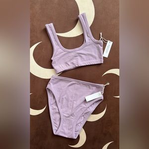 NEW (with tags) ARQ Lilac Wide Strap Bra